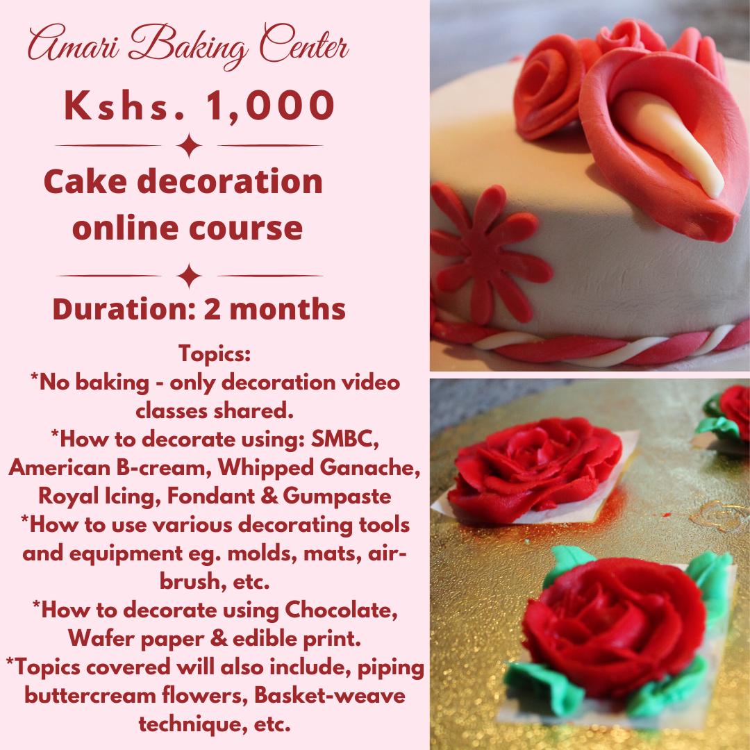 Amari Online Baking and decoration classes in 2020 | Baking with ...