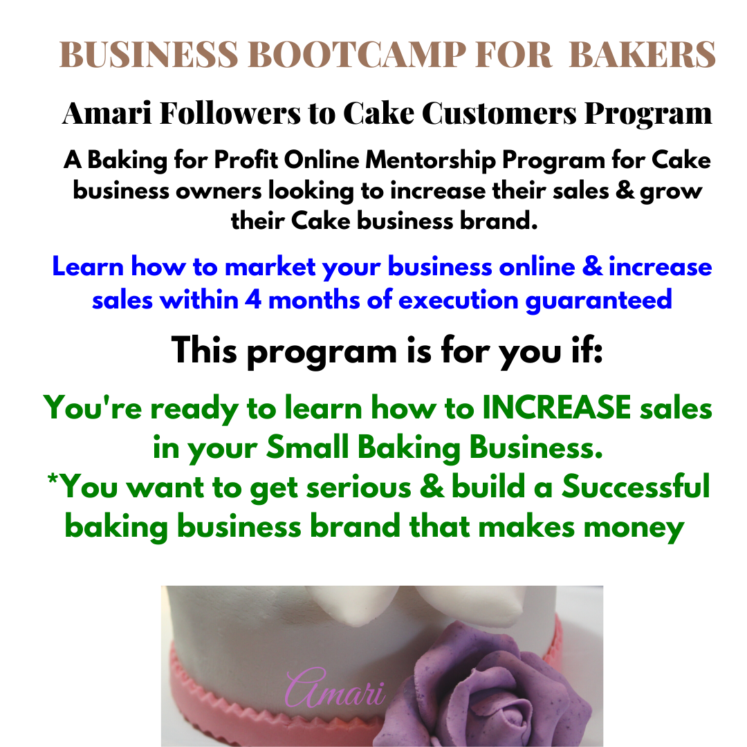 Baking for Business mentorship 2023